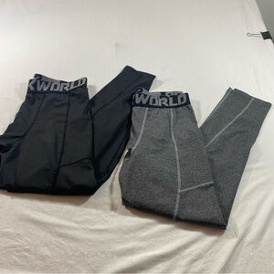 Silk World Tights L. Pro base layer Fitted Tights Elastic Waistband Full Length